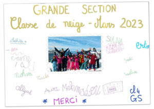 Classe de neige Mars 2023